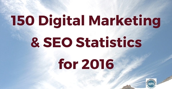 150 Digital Marketing and SEO Statistics to Know in 2016